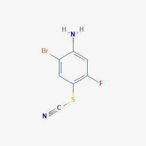 2-溴-5-氟-4-硫代氰基苯胺