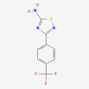 3-[4-(三氟甲基)苯基]-1,2,4-噻二唑-5-胺