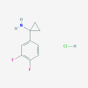 1-(3,4-二氟苯基)环丙烷-1-胺盐酸盐