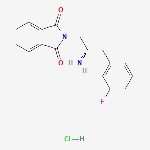 (S)-2-(2-氨基-3-(3-氟苯基)丙基)异吲哚啉-1,3-二酮盐酸盐