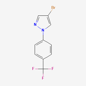 4-溴-1-(4-(三氟甲基)苯基)-1H-吡唑
