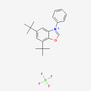 苯并噁唑鎓, 5,7-双(1,1-二甲基乙基)-3-苯基-, 四氟硼酸盐(1-) (1:1)