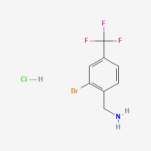 (2-溴-4-(三氟甲基)苯基)甲胺盐酸盐