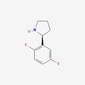 (2S)-2-(2,5-二氟苯基)吡咯烷