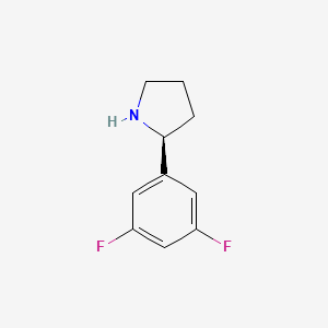 (S)-2-(3,5-二氟苯基)吡咯烷
