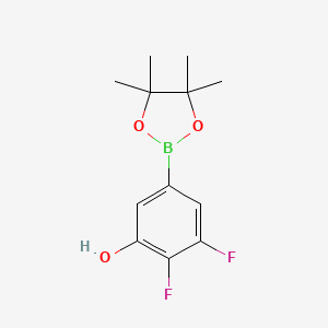 2,3-二氟-5-(4,4,5,5-四甲基-1,3,2-二氧硼杂环戊烷-2-基)苯酚