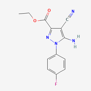 5-氨基-4-氰基-1-(4-氟苯基)-1H-吡唑-3-甲酸乙酯