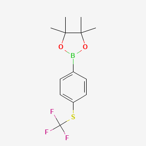 4,4,5,5-四甲基-2-(4-((三氟甲基)硫代)苯基)-1,3,2-二氧杂硼烷