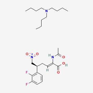三丁胺(S,Z)-2-乙酰氨基-5-(2,3-二氟苯基)-6-硝基己-2-烯酸酯