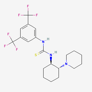 N-[3,5-双(三氟甲基)苯基]-N'-[(1R,2R)-2-(1-哌啶基)环己基]硫脲