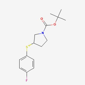 (S)-3-((4-氟苯基)硫代)吡咯烷-1-羧酸叔丁酯