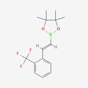 (E)-4,4,5,5-四甲基-2-(2-(三氟甲基)苯乙烯基)-1,3,2-二氧杂硼烷