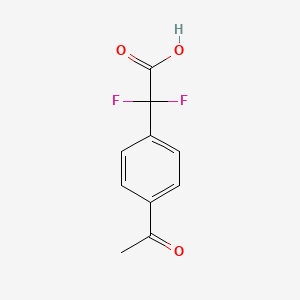 2-(4-乙酰苯基)-2,2-二氟乙酸