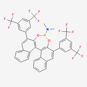 (11bS)-2,6-双[3,5-双(三氟甲基)苯基]-N,N-二甲基二萘并[2,1-d:1',2'-f][1,3,2]二氧杂膦-4-胺