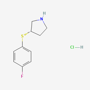 (S)-3-((4-氟苯基)硫代)吡咯烷盐酸盐