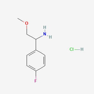1-(4-氟苯基)-2-甲氧基乙烷-1-胺盐酸盐