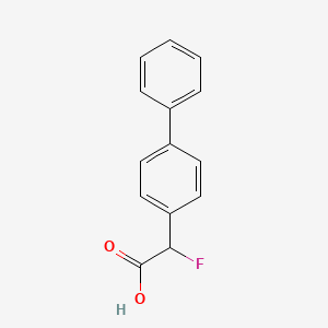 2-([1,1 '-联苯基]-4-基)-2-氟乙酸