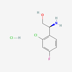 (S)-2-氨基-2-(2-氯-4-氟苯基)乙醇盐酸盐