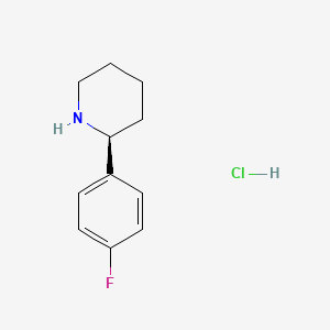 (S)-2-(4-氟苯基)哌啶盐酸盐