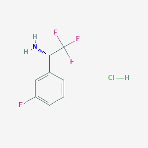(S)-2,2,2-三氟-1-(3-氟苯基)乙胺盐酸盐