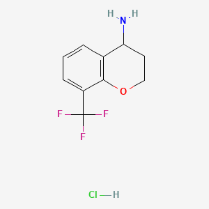 8-(三氟甲基)苯并二氢吡喃-4-胺盐酸盐